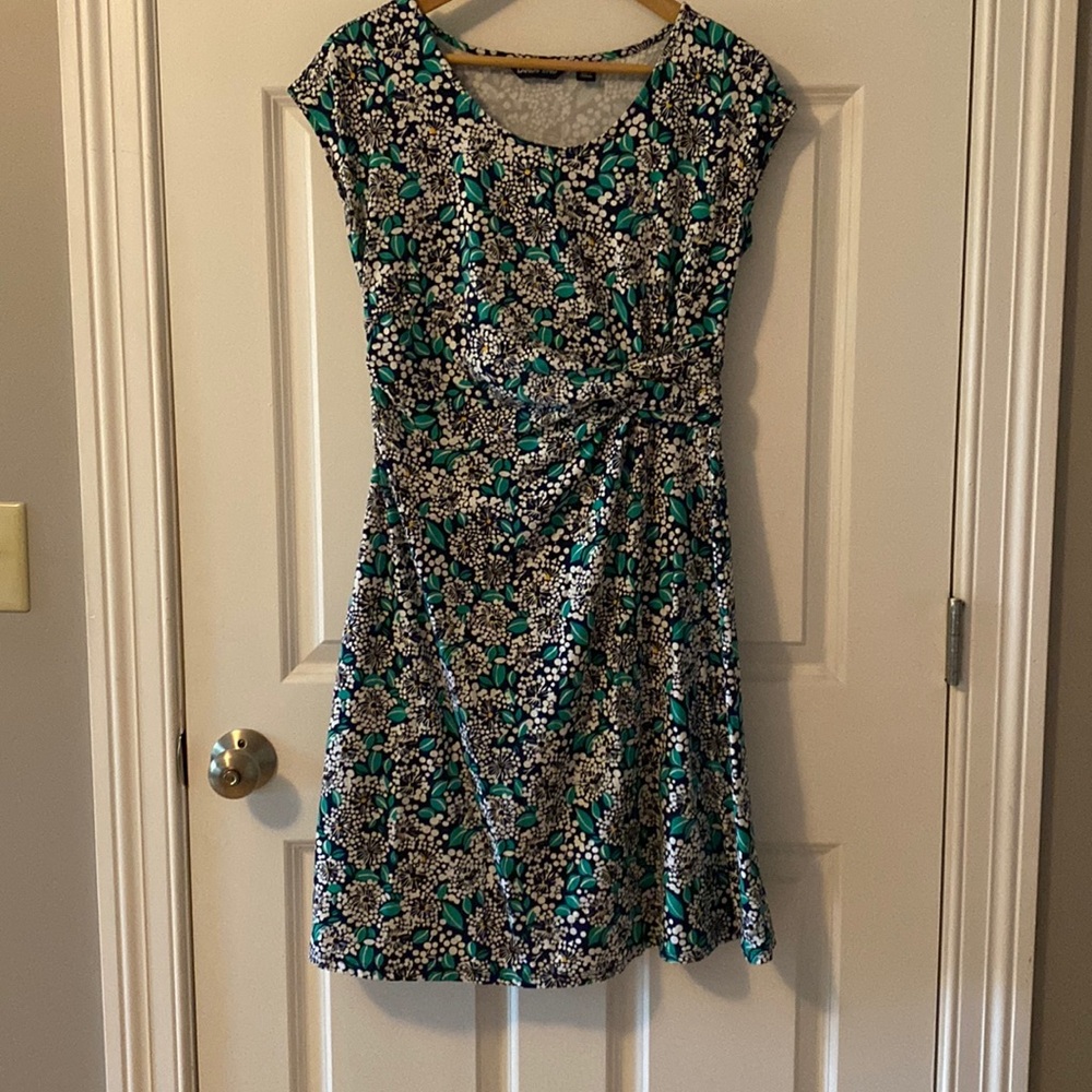 Lands’ End Floral Midi Dress
